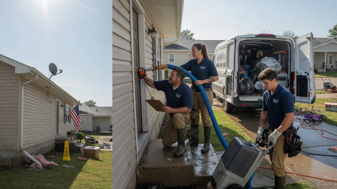 Ceiling Water Damage Restoration in Santa Fe, TX near me