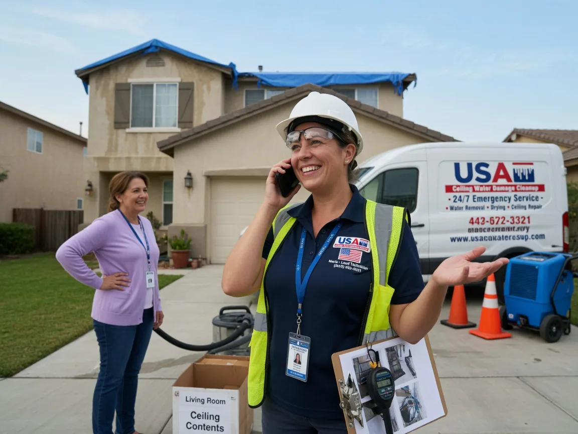 Ceiling Water Damage Restoration Santa Fe, TX FAQs